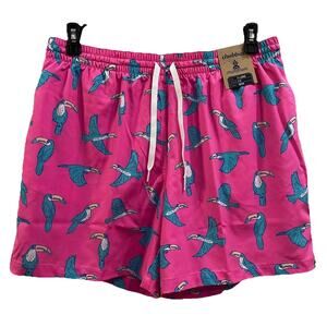 Chubbies Swim Trunks 5.5" Toucan Do It Mesh Lined Boardshorts Size Large New